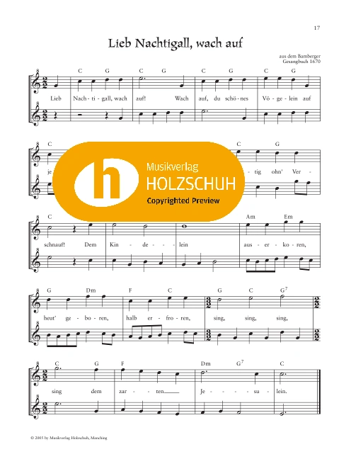 Lieb Nachtigall, wach auf